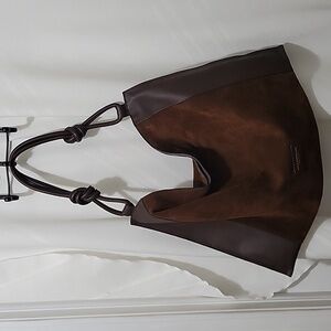Viral Brown Suede Hobo Bag NWOT!
